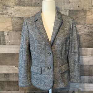 Ann Taylor LOFT Classic Herringbone Blazer